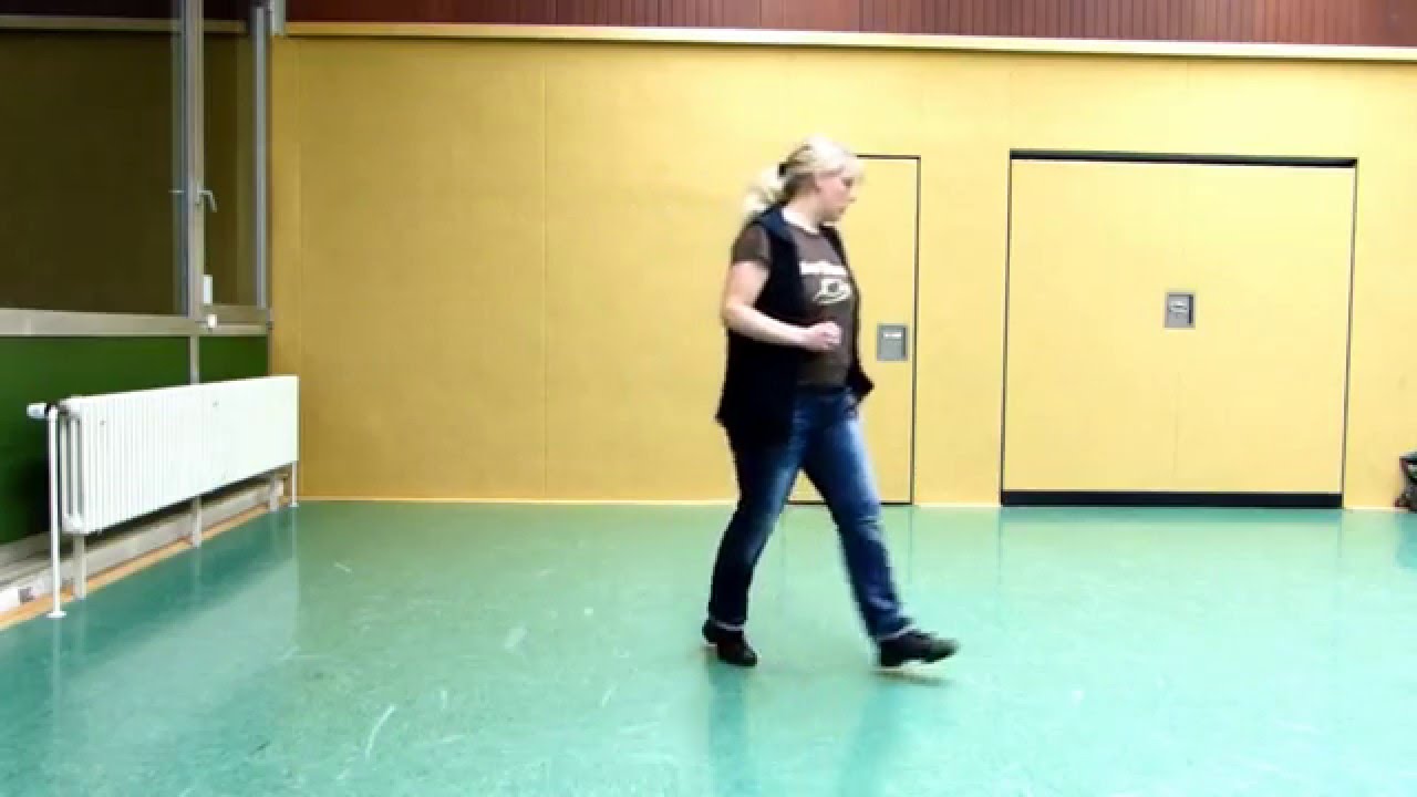 Line-Dance Kurs: Toes, 1. Teil, Demo & Schritterklärung (deutsch)