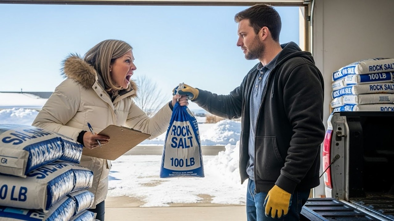 Karen Demanded My Rock Salt Supply, So I Sued When She Took It and Judge Ordered Her To Replace It