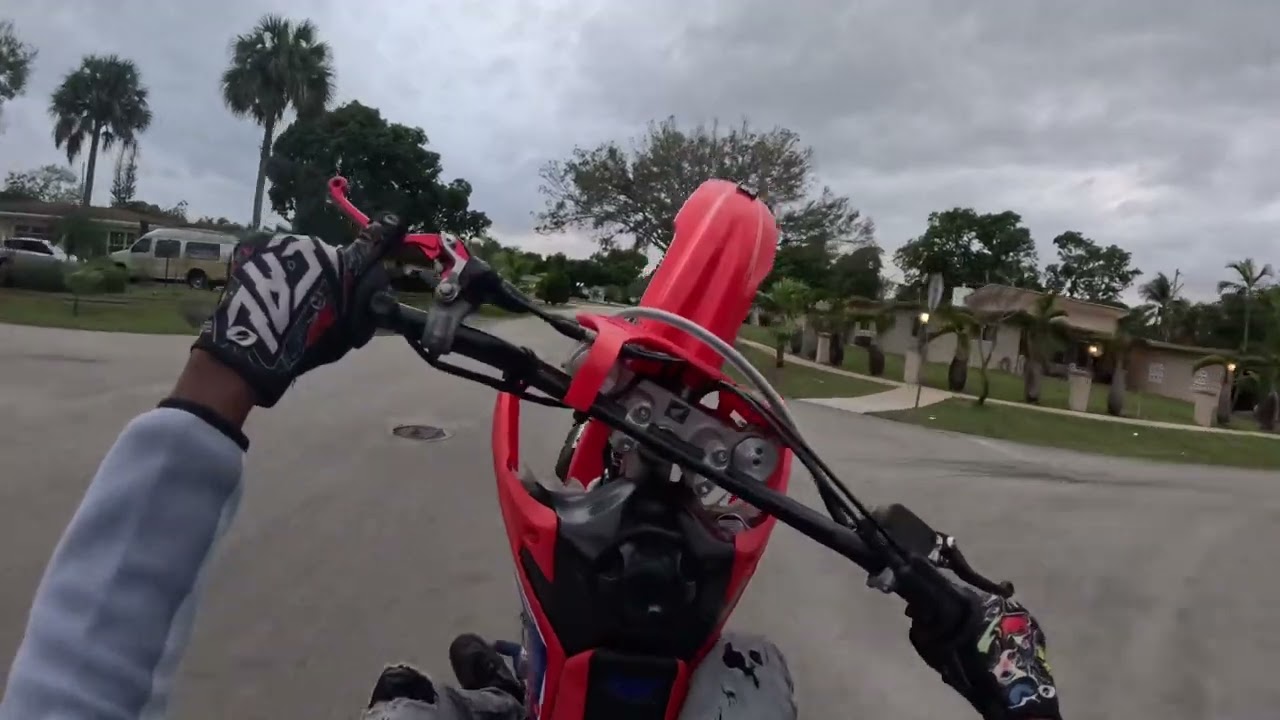 CRF150RB PURE SOUND THROUGH THE HOOD!!! - 1080p