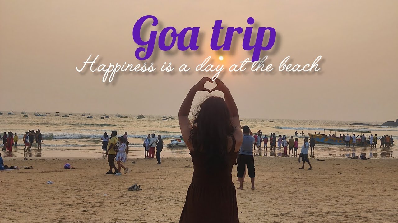 Goa noduu goa li beach noduuu..... 📢#kannada #vlog #travel 