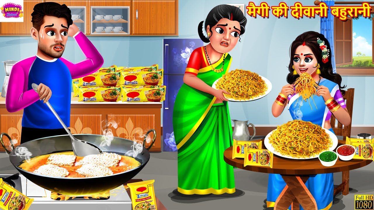 मैगी की दीवानी बहुरानी | Saas Bahu | Hindi Kahani | Moral Stories | Bedtime Stories | Kahaniya