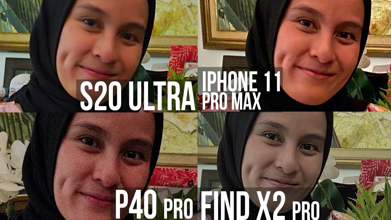 Camera Battle Flagship Resmi 2020 ! P40 Pro vs Find X2 Pro vs Galaxy S20 Ultra vs iPhone 11 Pro Max