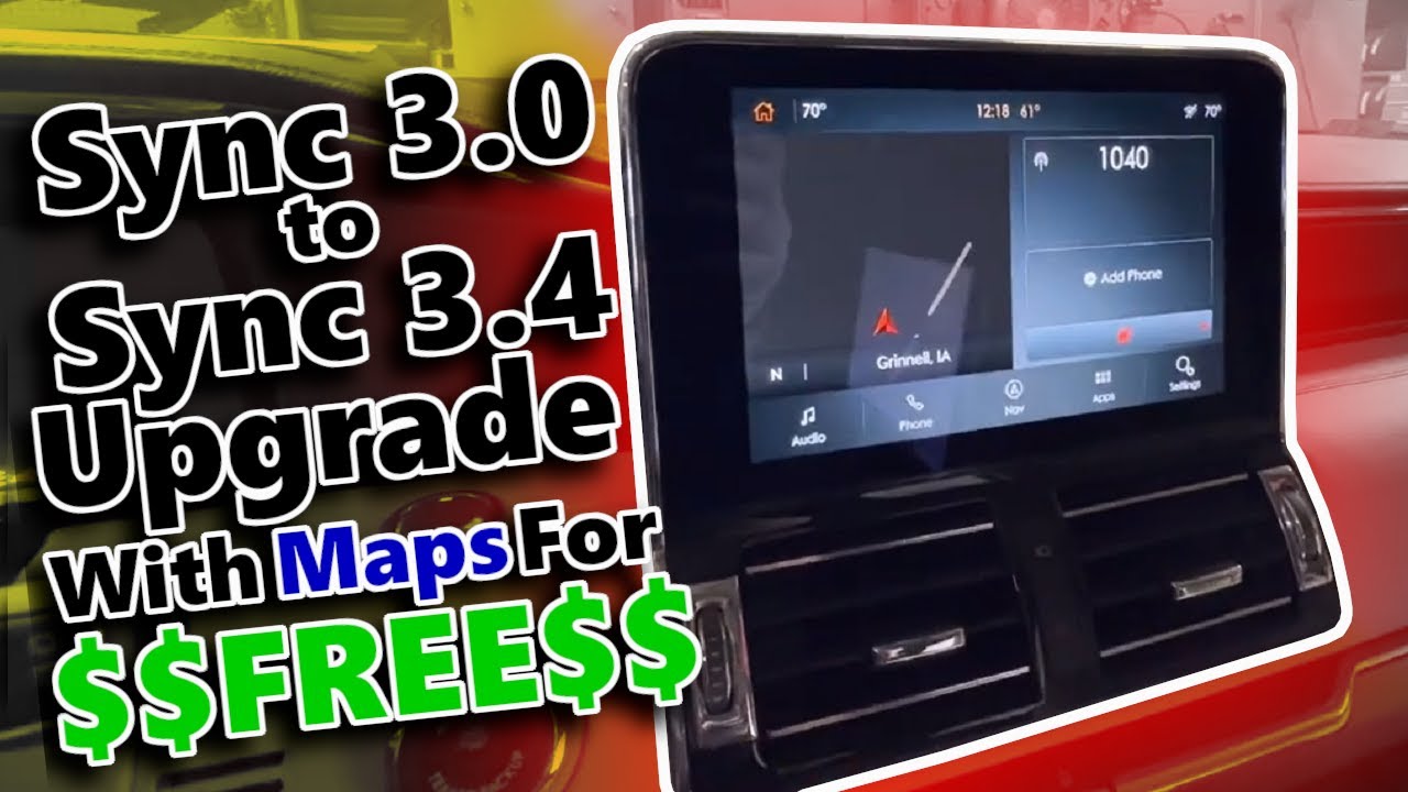 Обновите Ford Sync 3 до 3.4!