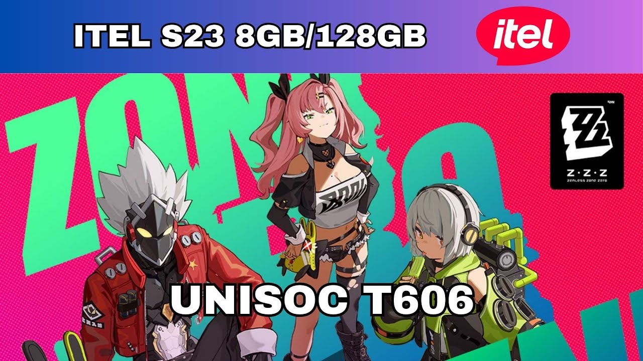 Zenless Zone Zero Gaming Test at Unisoc T606 ft. Itel S23