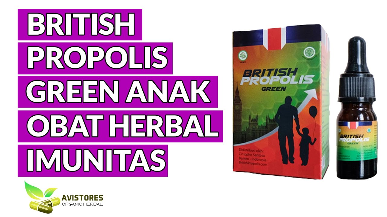 REVIEW BRITISH PROPOLIS GREEN Kids Anak Suplemen Imunitas