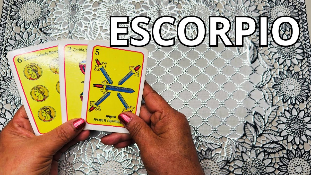 ESCORPIO: NO CONFÍES TUS COSAS
