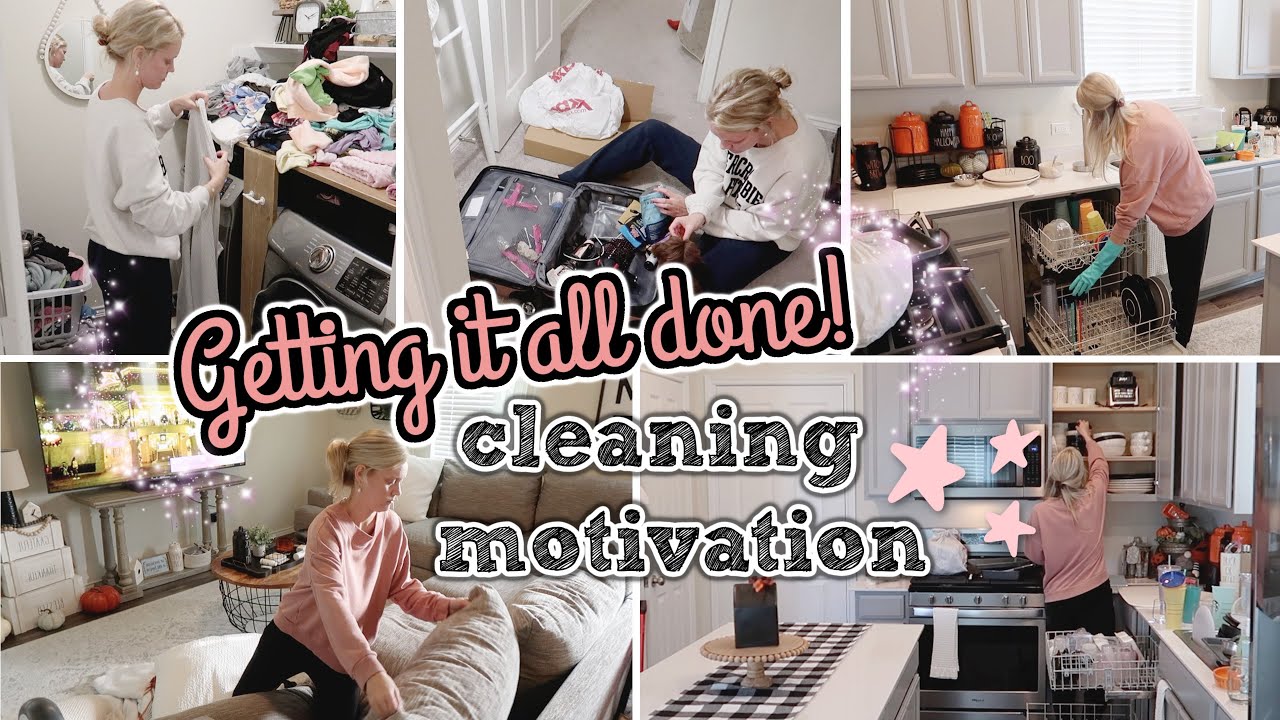 GET IT ALL DONE, CLEAN WITH ME!//CLEANING MOTIVATION//SIMPLY KAYLE