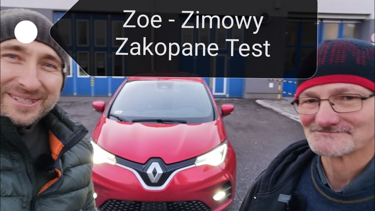 Renault ZoE czy przejedzie 300 km zimą? Zakopane test