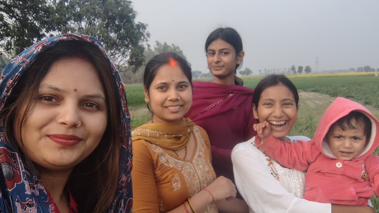  #viral हम लोग घूमने निकल गए आज बहुत दिन बाद खेत घूमने 