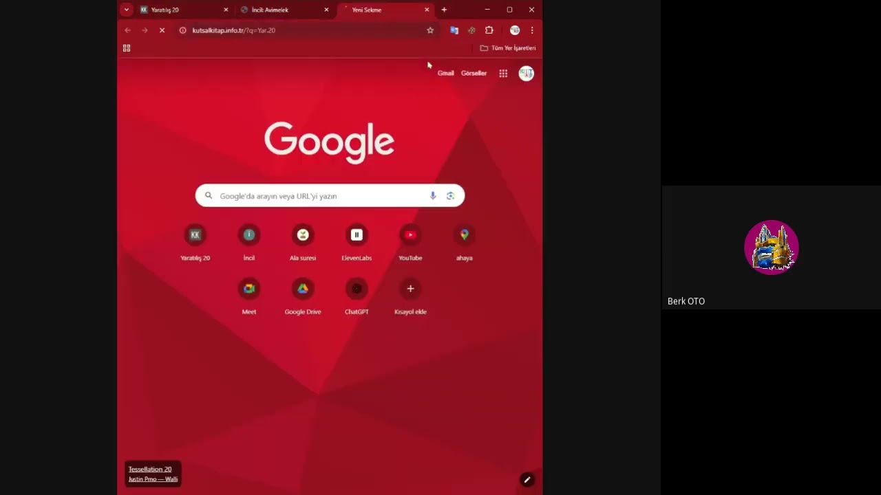 YARATILIŞ 20-21 30 EYLÜL 2025 SALI AKŞAMI TEVRAT OKUMAMIZ