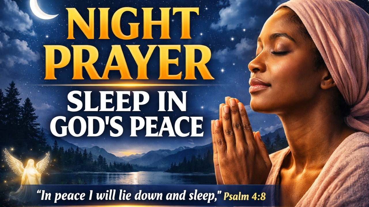 👉 Night Prayer Before Bed 🙏 Sleep in God’s Peace Tonight | Psalm 4:8