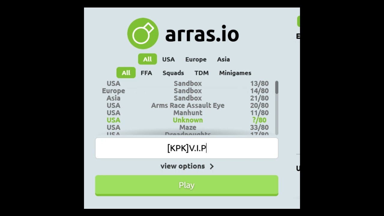 I found an unknown server in arras.io!!!