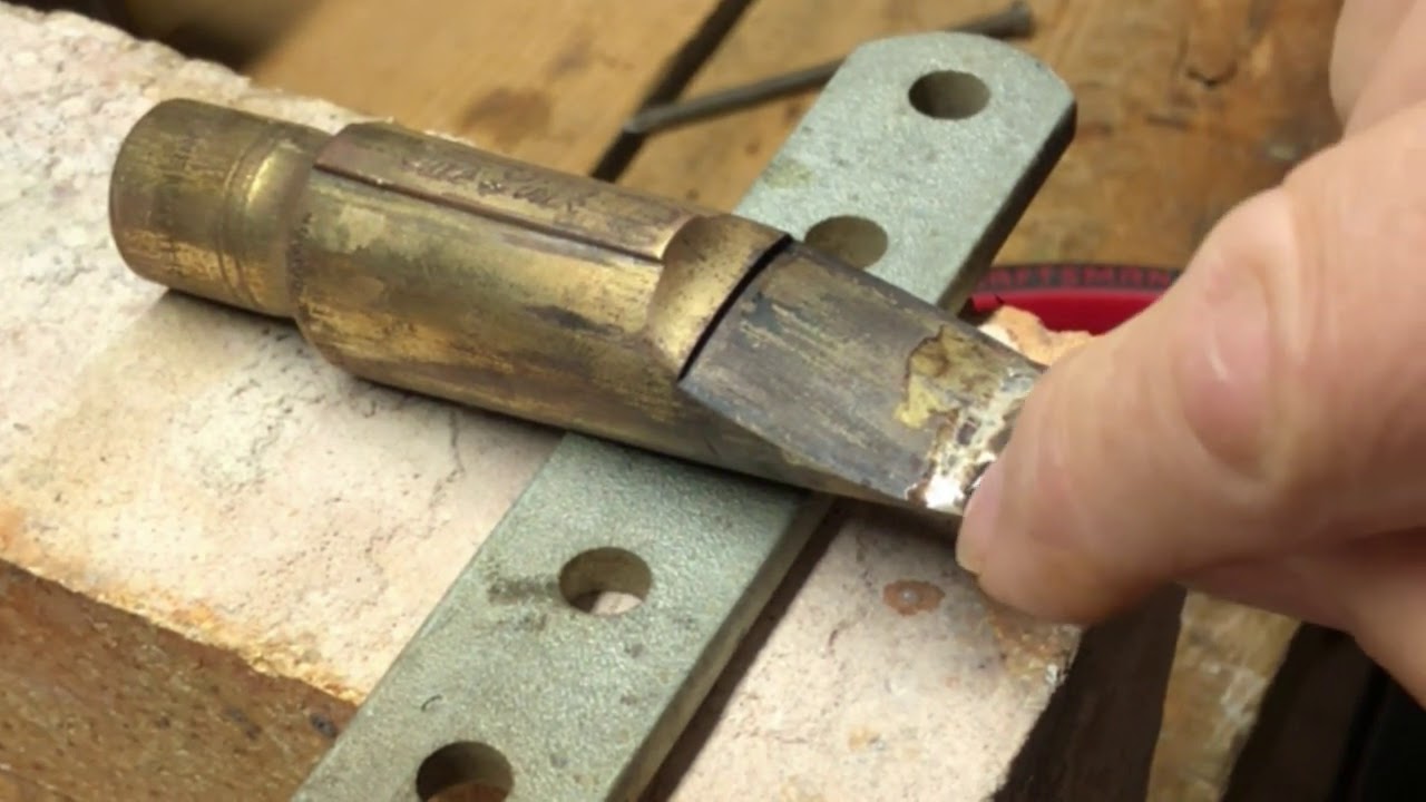 Brass Sax Mouthpiece Repair by Brazing with Silver Solder