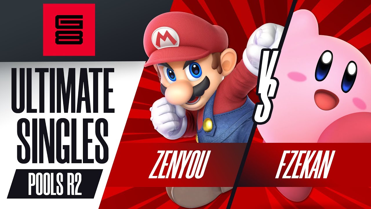 Zenyou vs Fzekan - Pools R2 Ultimate Singles - Genesis 8 | Mario vs Kirby