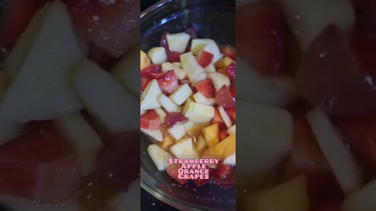 Fruit salad testy and helthy|likeandsubscribe 