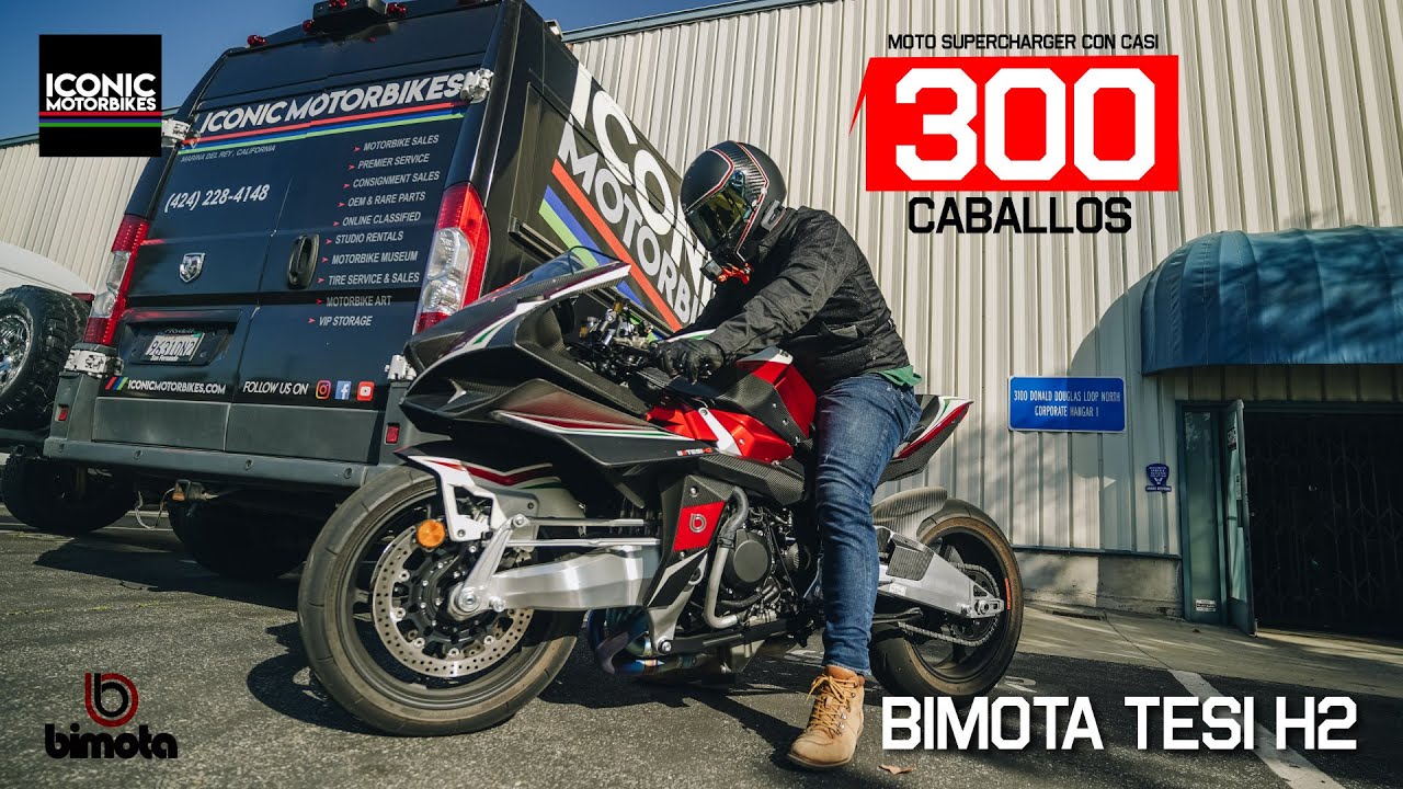 La moto mas POTENTE Y EXCLUSIVA que he podido manejar - BIMOTA TESI H2 - SUPERCHARGER