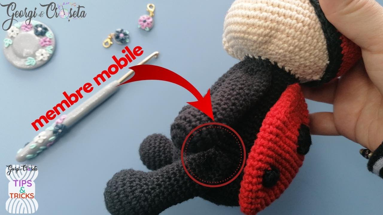 Truc Membre Mobile pentru Jucăriile Croșetate Amigurumi
