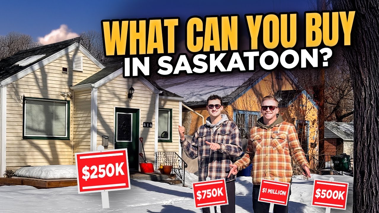 What You Can Buy in Saskatoon for $250K to $1M | 2025 House Tour & Price Comparison