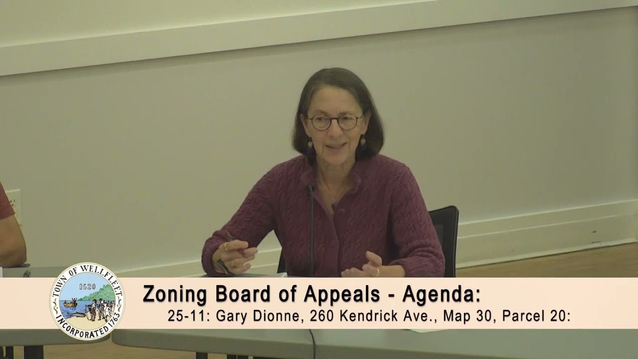 Wellfleet Zoning Board of Appeals - 9-25-2025