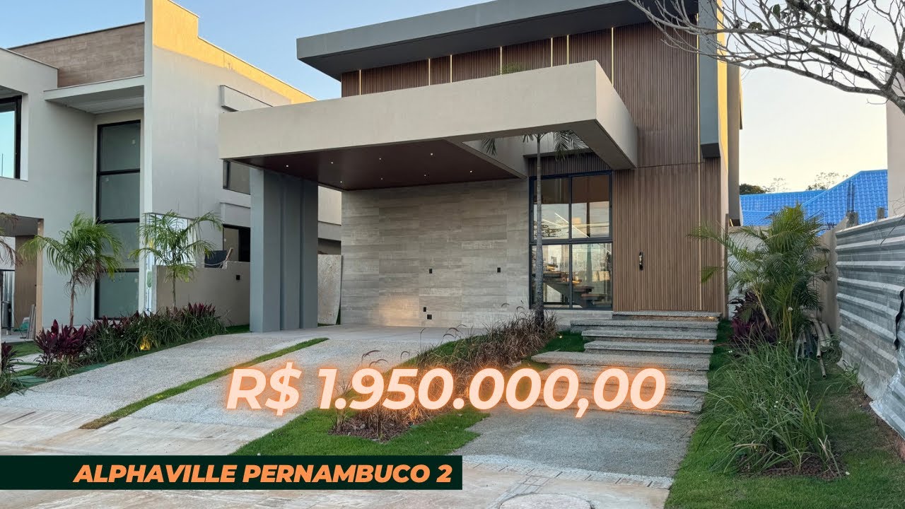 Casa no Alphaville Pernambuco 2 com 228 m2 por R$ 1.950.000,00