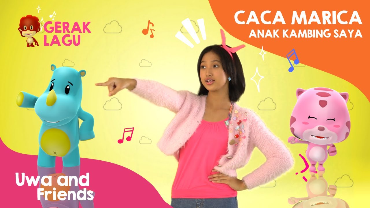 Gerak dan Lagu Caca Marica Anak Kambing Saya - Gerak Lagu PAUD - Senam PAUD