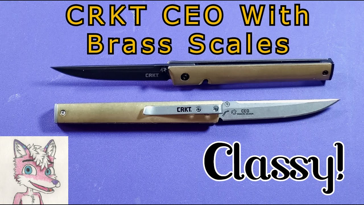 CRKT CEO With Brass Scales - Folding Knife Review