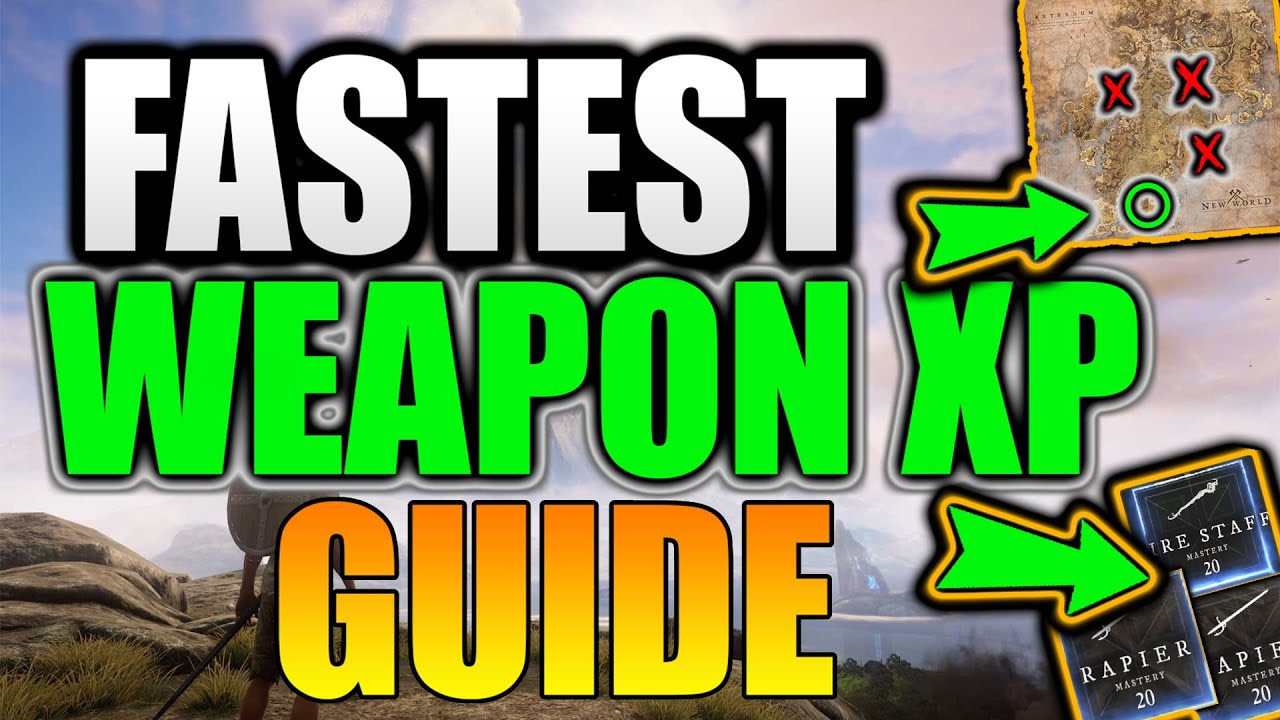 New World *UPDATED*  WEAPON XP GUIDE! GET LVL 20 WEAPON MASTERY! Fastest Weapon Mastery in New World