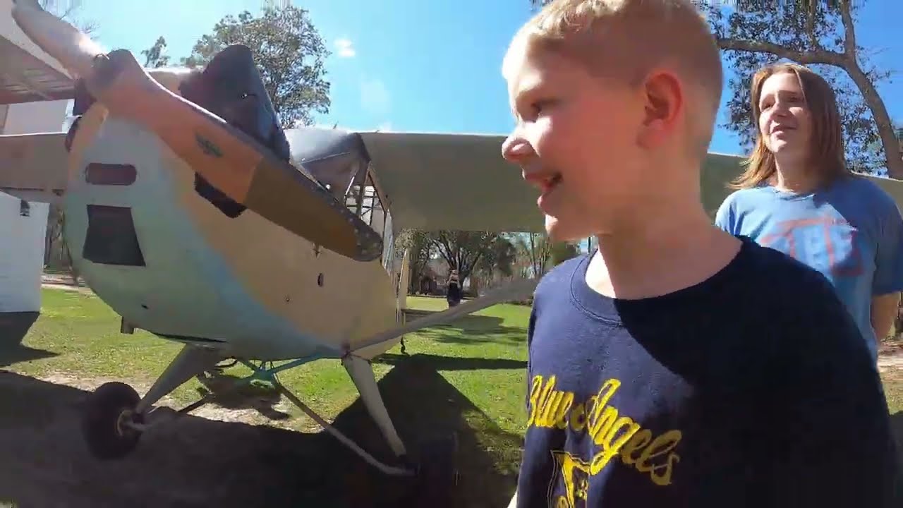 I bought my kid an airplane today