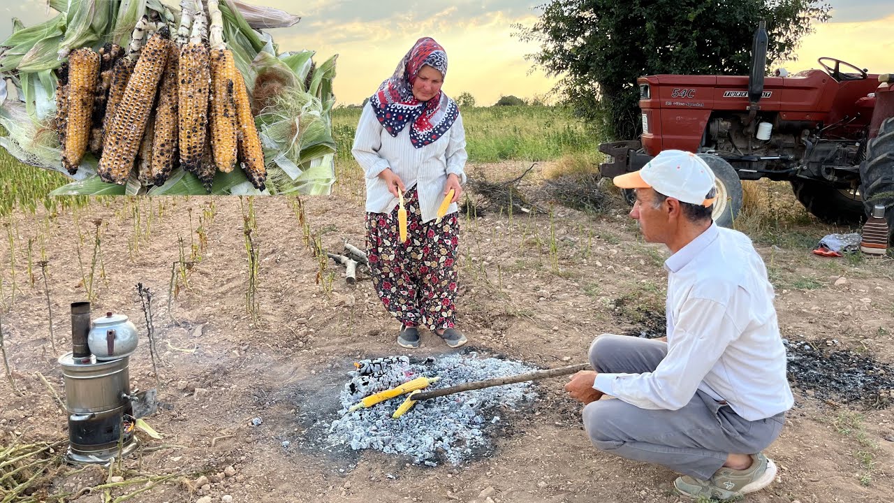 ÇOCUKLUĞUMUZUN ÇEREZİ NOHUT ÜTMESi ‼️ KÖZDE MISIR VE SEMAVER ÇAYI ✅
