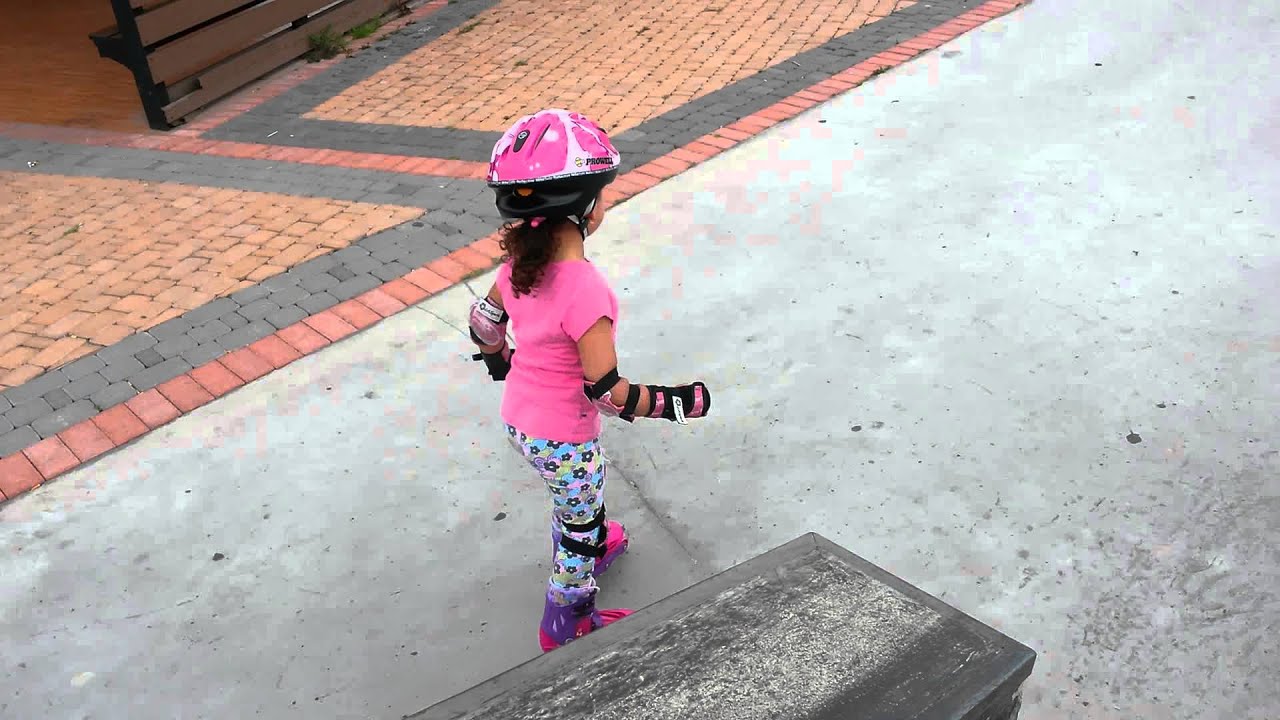 La ca&iacute;da en patines de mi Pacita