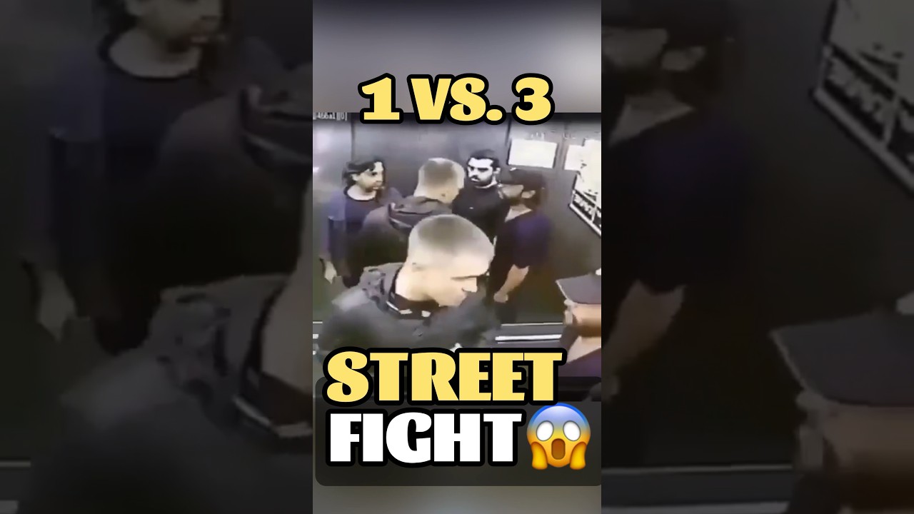 Street Fight 1 vs. 3./ Self Defense on the Street. 