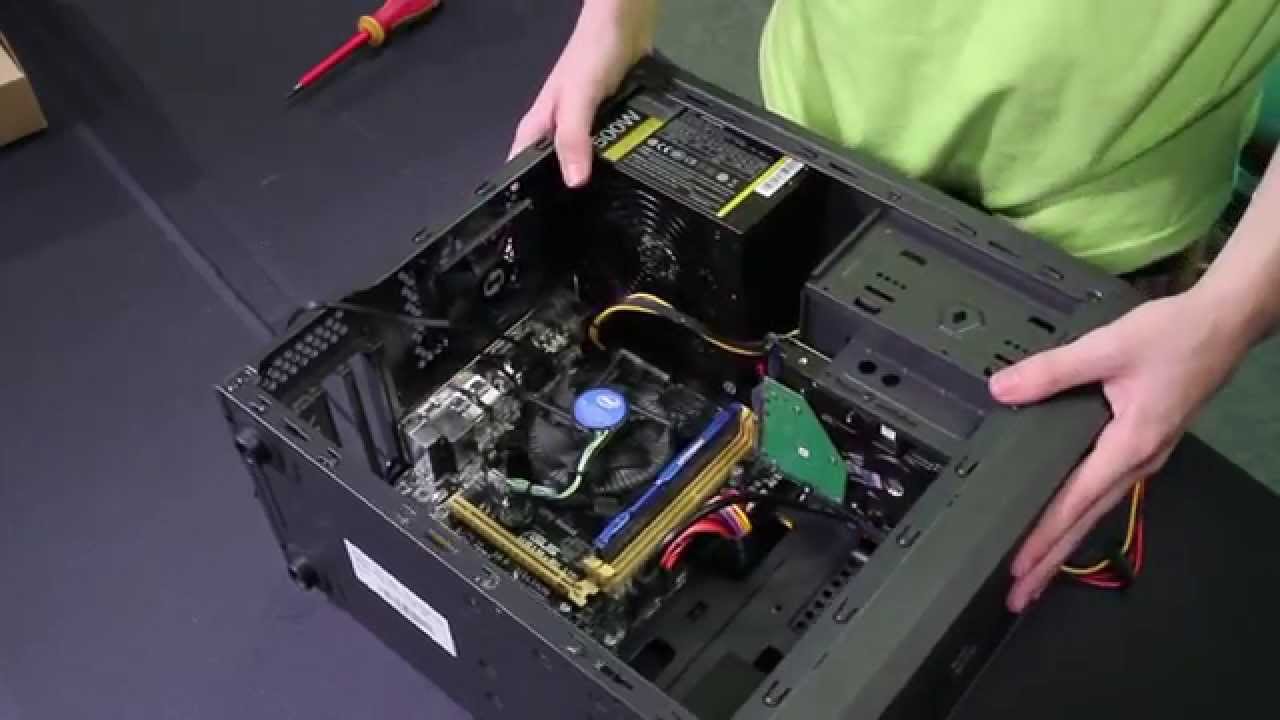 GEFORCE GARAGE - montaż niedrogiego komputera do gier