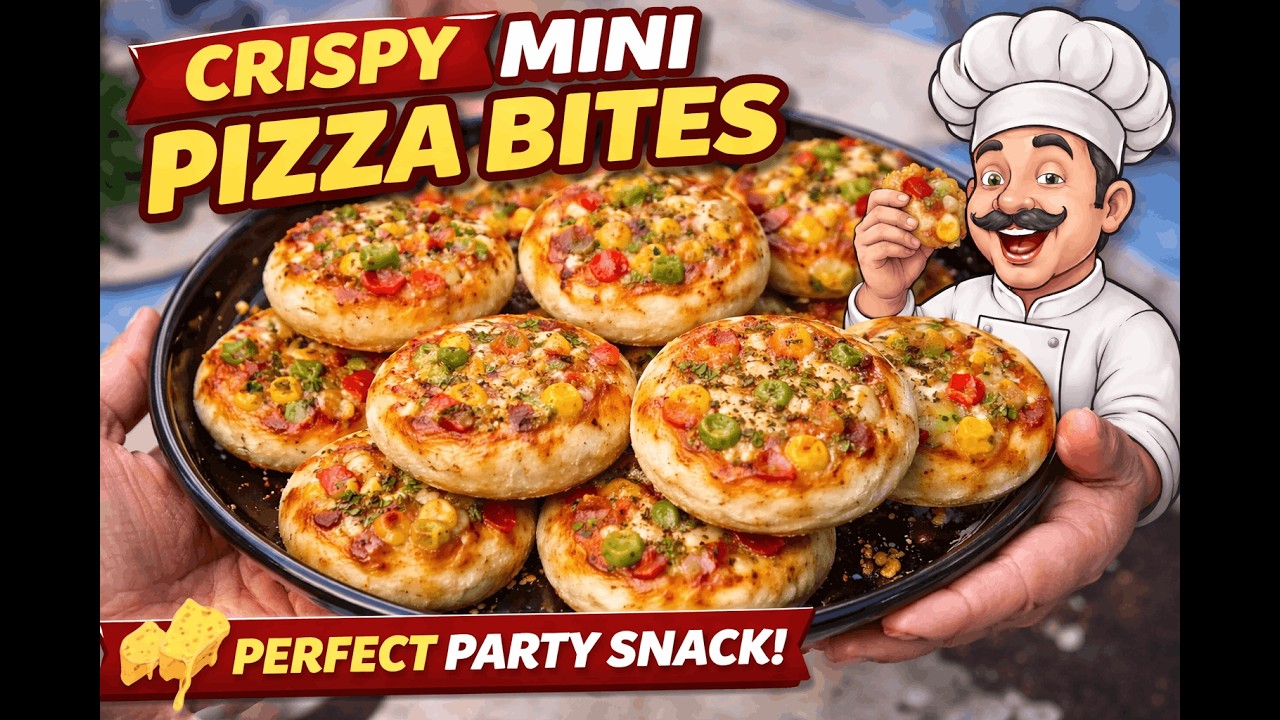 Cheesy Pizza Bites in 13:53 Minutes | Crispy Snack Everyone Loves 🍕🔥