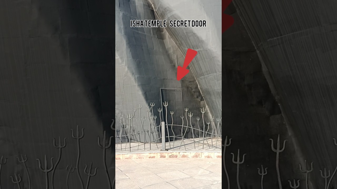 Isha Adiyogi statue secret door Indian Explorer #shorts #tamil #temple
