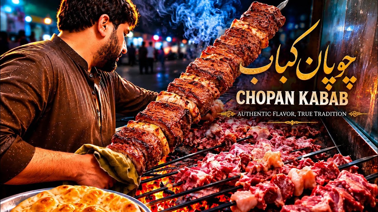 Raees Khan Famous Shinwari Karahi & Chopan Kebab | Authentic Afghan Street Food Recipe 🔥🍖