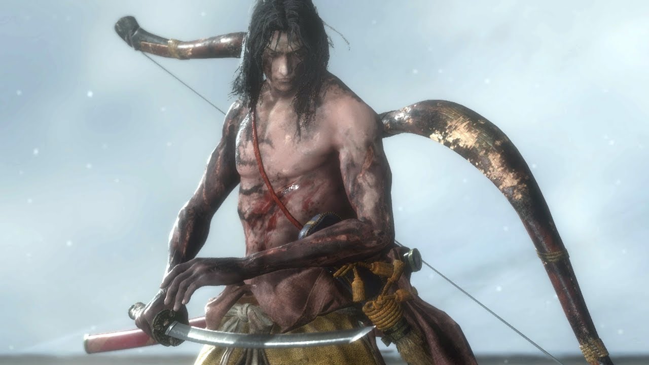 SEKIRO 葦名弦一郎 +巴流 8周目 ハードモード 苦難+厄憑 ノーダメージ NG+7 Hard Mode No Damage + Movie