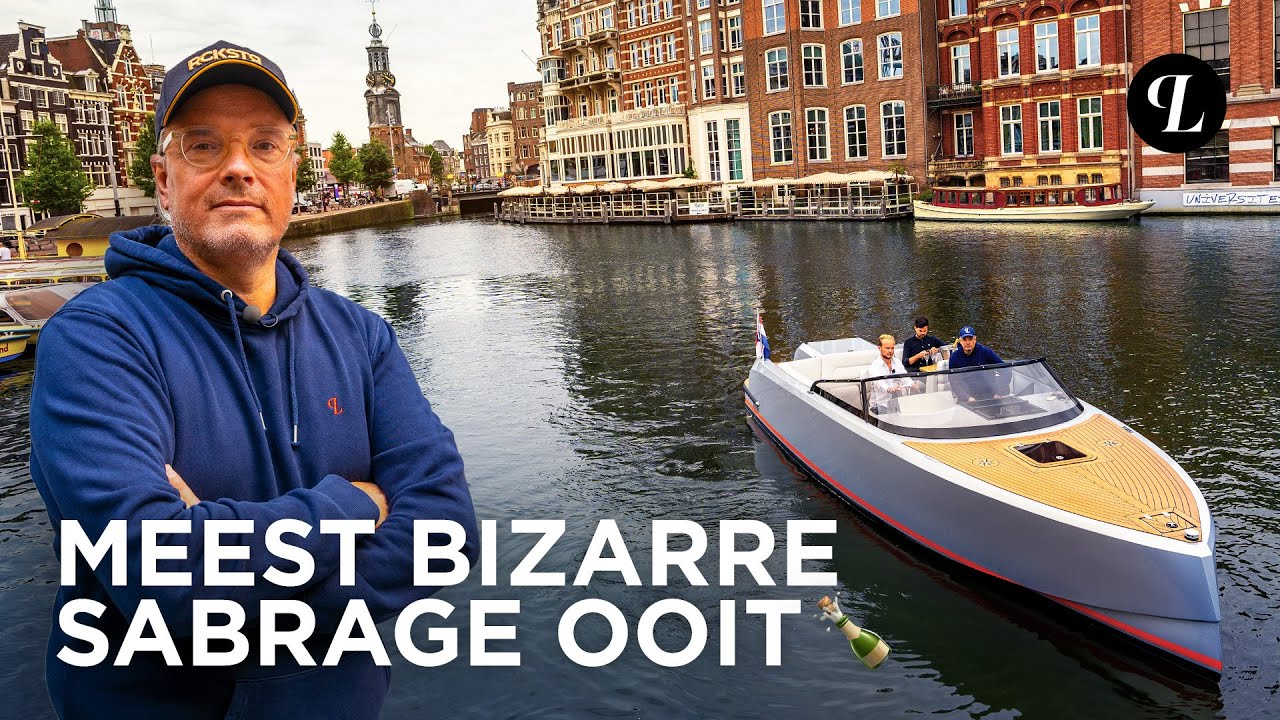 MOGEN WE VOL GAS DOOR DE AMSTERDAMSE GRACHTEN MET DEZE DIKKE SPEEDBOAT?