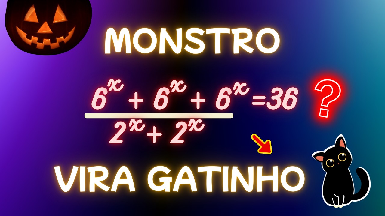 MONSTRO EXPONENCIAL 😱 Que Vira Gatinho! Você Resolve?