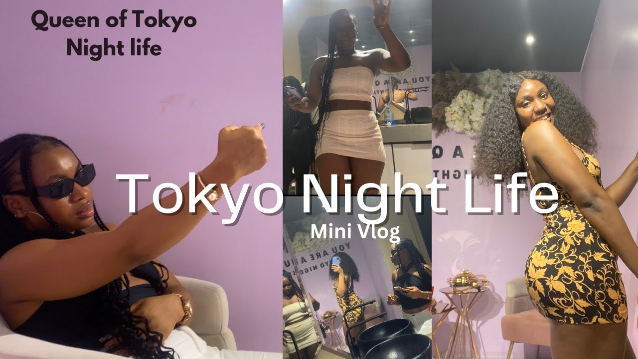 Tokyo Night Life Mini Vlog. What happened in Tokyo Stays in 👆🏽