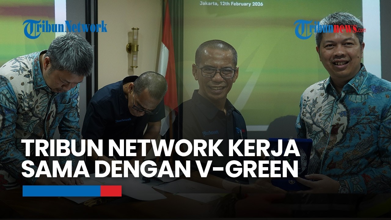 Tribun Network Kerja Sama dengan V-Green Indonesia Bangun 40 SPKLU di 24 Kota
