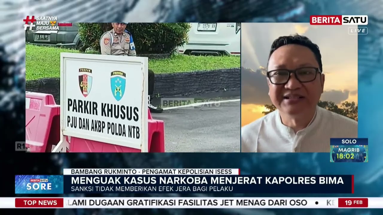 Terjerat Kasus Narkoba, Pengamat: Kapolres Bima Harus Dihukum Paling Berat #beritasatu