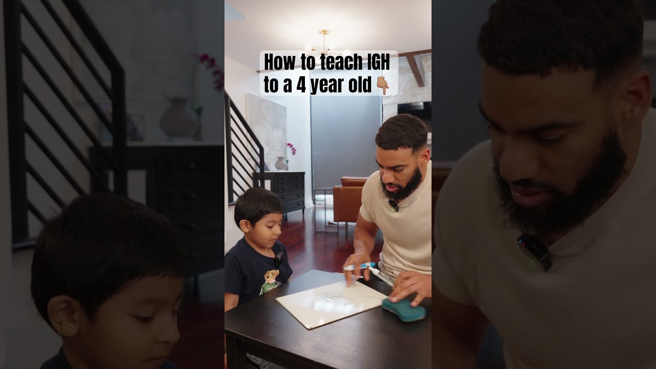 How to teach IGH to a 4-year old (fight, high, night) 