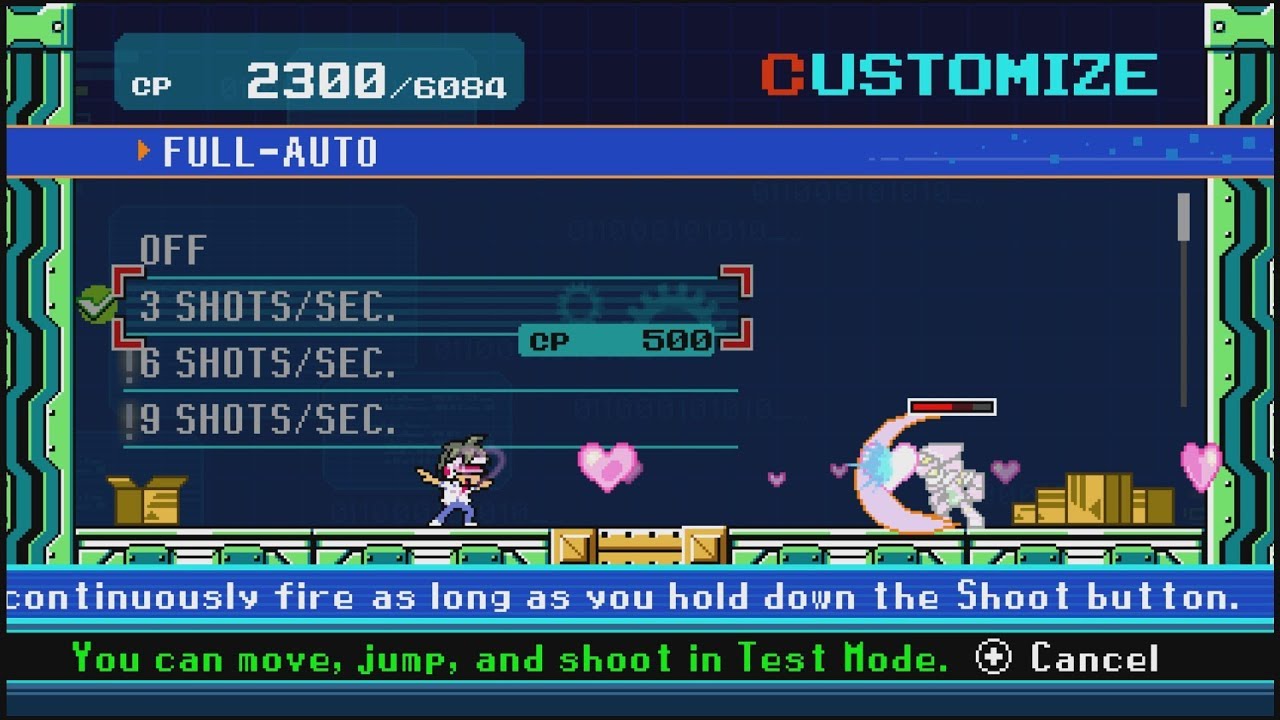 Mighty Gunvolt Burst / Gal*Gunvolt Burst - All Tenzou (Gal*Gun) Customization Options!