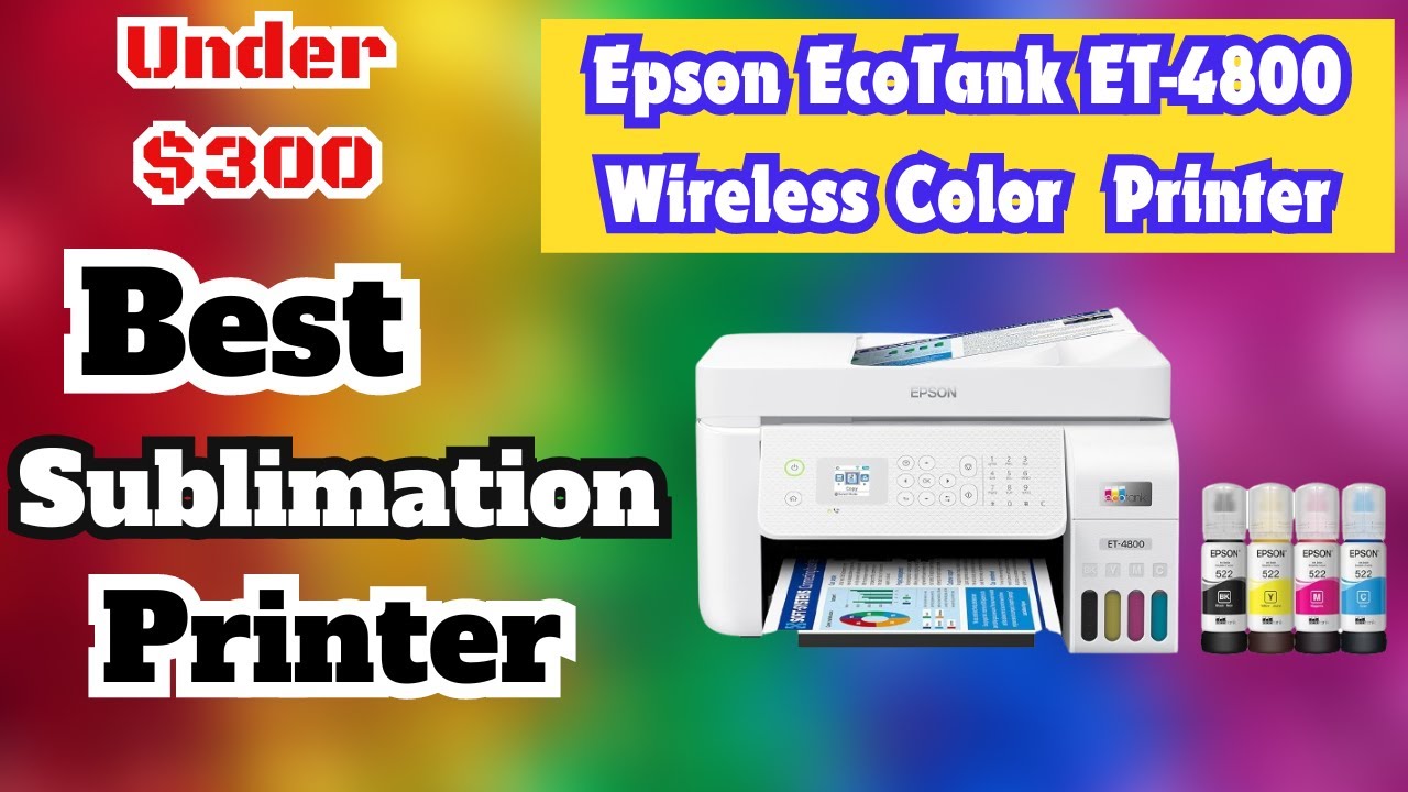 Epson EcoTank ET-4800 | Best Voice-activated Printer | 2024 Review