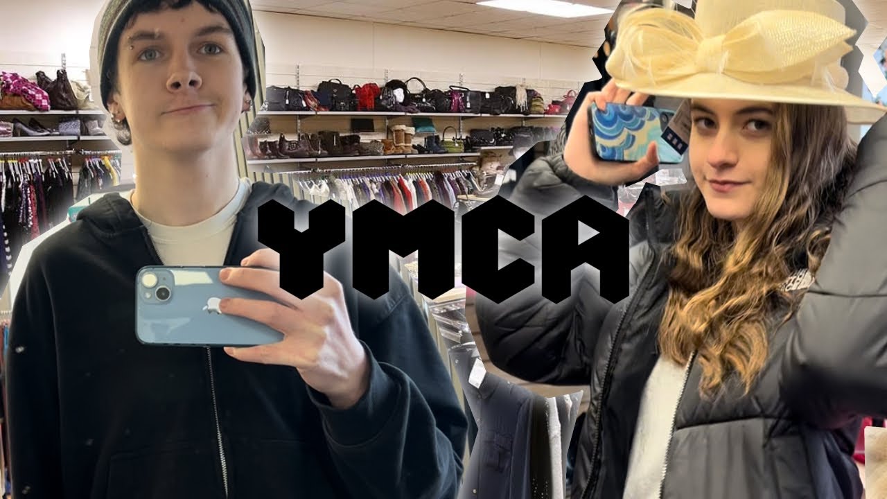 Me And Rebecca Try And Be Aesthetic In The Charity Shops