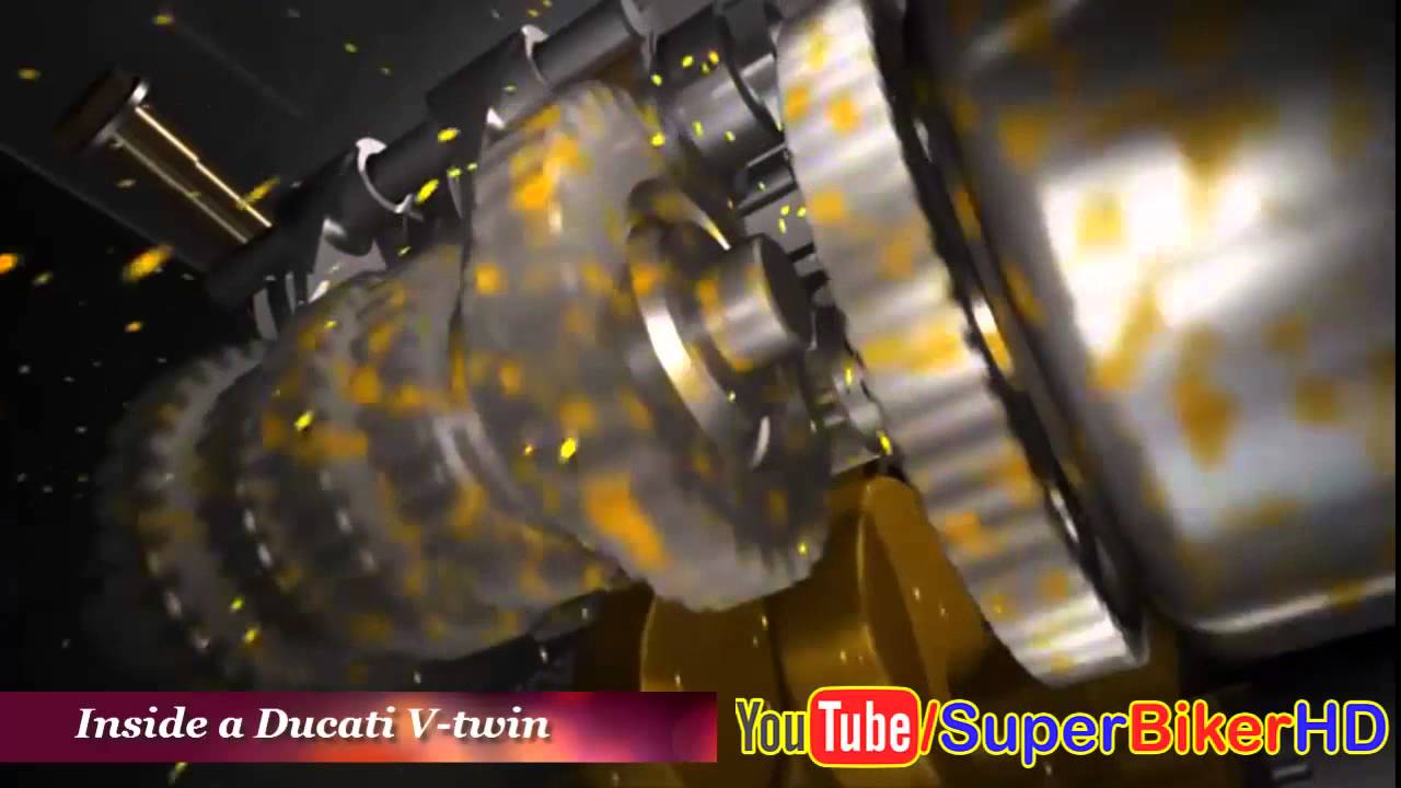 All Ducati Engine Technology 3D Animation Compilation