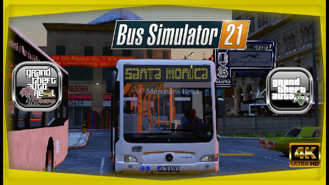 🌞 Suns out in Santa Monica Today🌞 🚍Bus Simulator 21-ep 39 #bussimulator21 #gta5