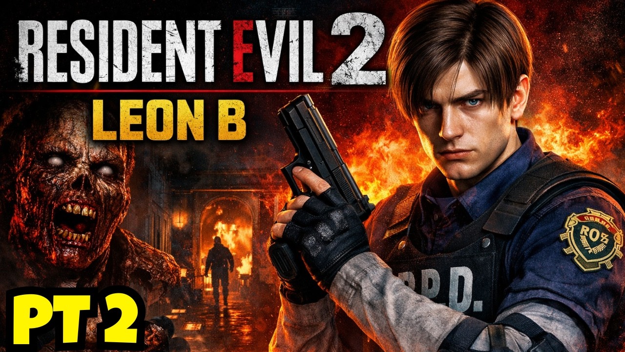 Leon B: The True Nightmare | Resident Evil 2 Original Playthrough  ( PS5 Pro PT 2 Sewers )