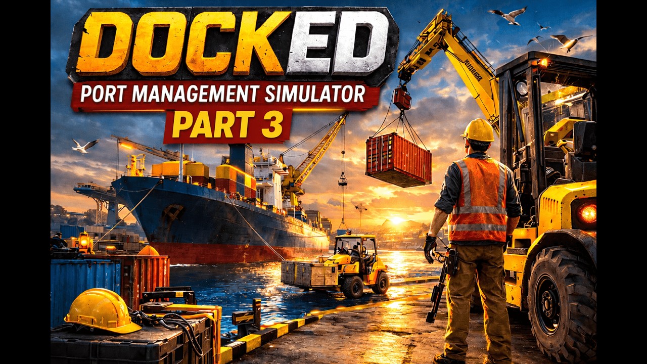 Docked - Part 3 Gameplay  (NO Commentary)#docked #port #simulator #gaming #streamer
