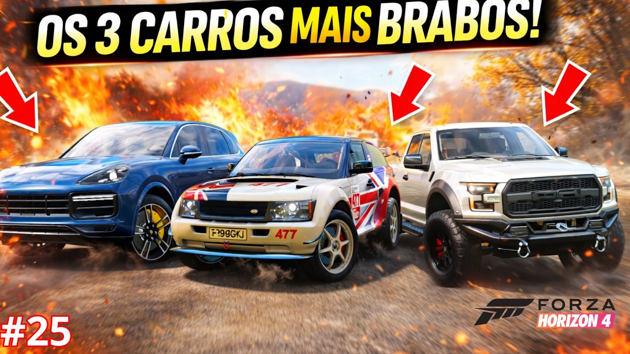 FORZA HORIZON 4 #25(CORRIDA OFF ROAD FUI TROLADO PELOS CORREDORES😨😨PT-BR)GAMEPLAYHD
